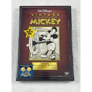 Walt Disney's Vintage Mickey DVD Steamboat Willie Classic Animated Shorts NEW